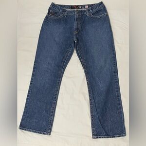 Ariat Men's Ariat M4 Flame Resistant Men’s Denim Jeans in Dark Blue